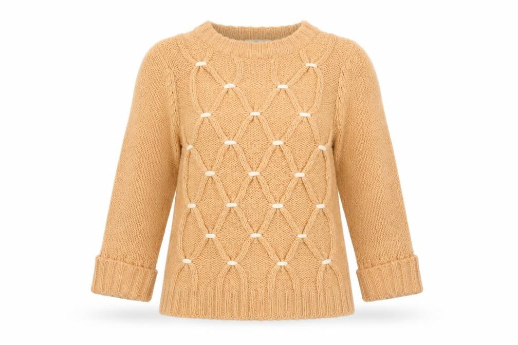Womens UK Size S LOVELYGIRL Beige Pullover Jumper