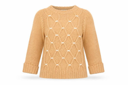 Womens UK Size S LOVELYGIRL Beige Pullover Jumper