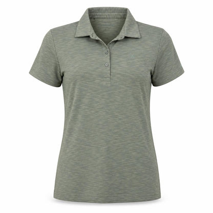 Womens UK Size M Schöffel Green Basic Polo