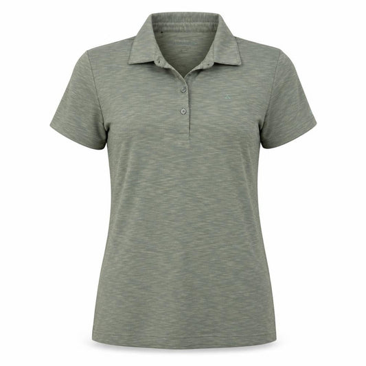 Womens UK Size M Schöffel Green Basic Polo