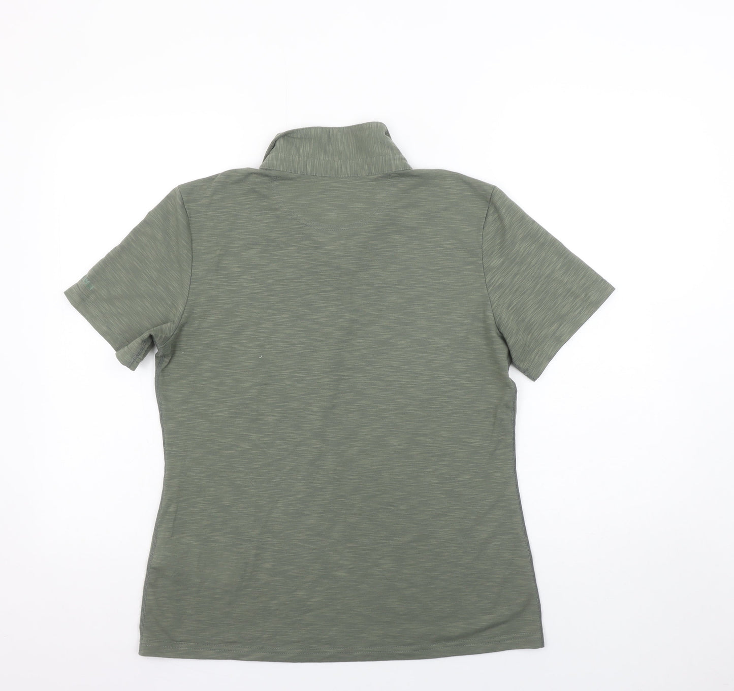 Womens UK Size M Schöffel Green Basic Polo