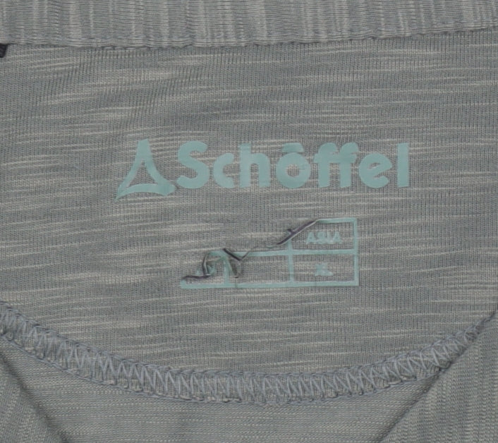 Womens UK Size M Schöffel Green Basic Polo