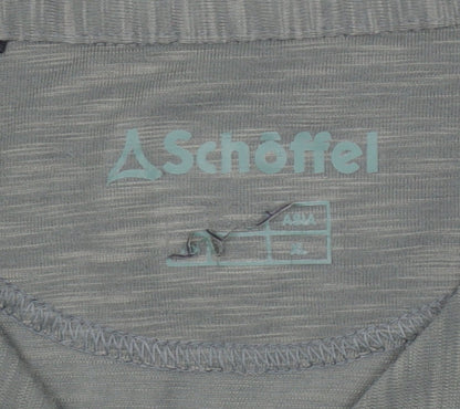 Womens UK Size M Schöffel Green Basic Polo