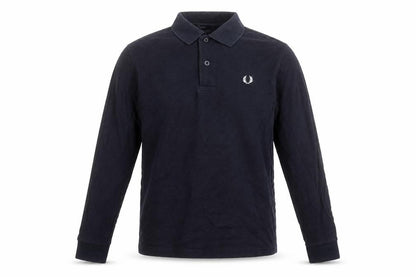 Boys UK Size M Fred Perry Black Basic Polo