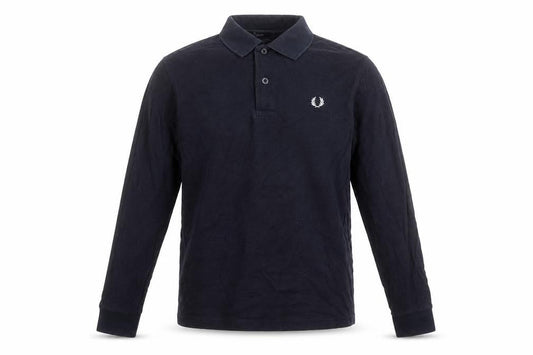 Boys UK Size M Fred Perry Black Basic Polo
