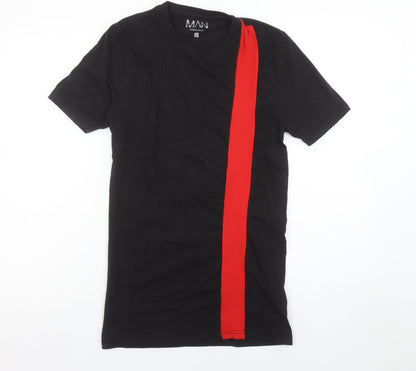 Mens UK Size S boohooMAN Black  T-Shirt