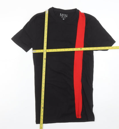 Mens UK Size S boohooMAN Black  T-Shirt