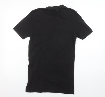 Mens UK Size S boohooMAN Black  T-Shirt