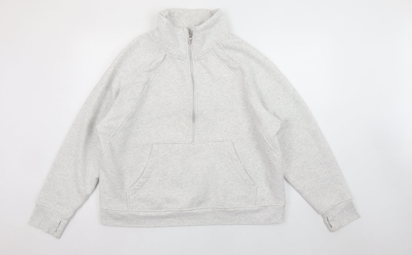 Womens UK Size 2XL Danskin Grey Pullover Sweatshirt