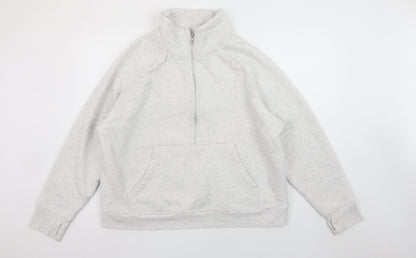 Womens UK Size 2XL Danskin Grey Pullover Sweatshirt
