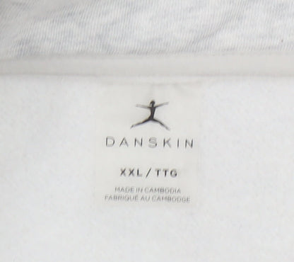 Womens UK Size 2XL Danskin Grey Pullover Sweatshirt