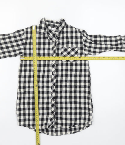Girls UK Size 5 Years NEXT Black Basic Button-Up
