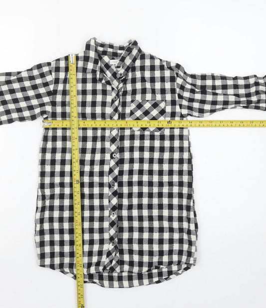 Girls UK Size 5 Years NEXT Black Basic Button-Up