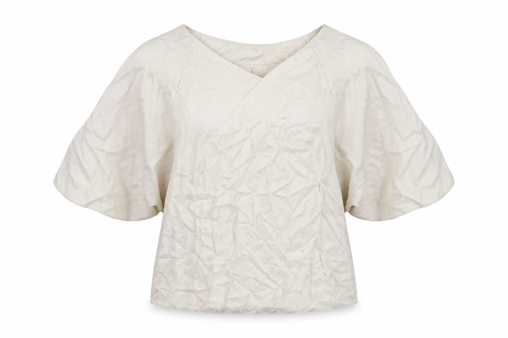 Womens UK Size 8 H&M Ivory Kimono Blouse