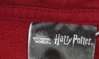 Boys UK Size 5-6 Years Harry Potter Red Pullover Hoodie