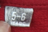 Boys UK Size 5-6 Years Harry Potter Red Pullover Hoodie