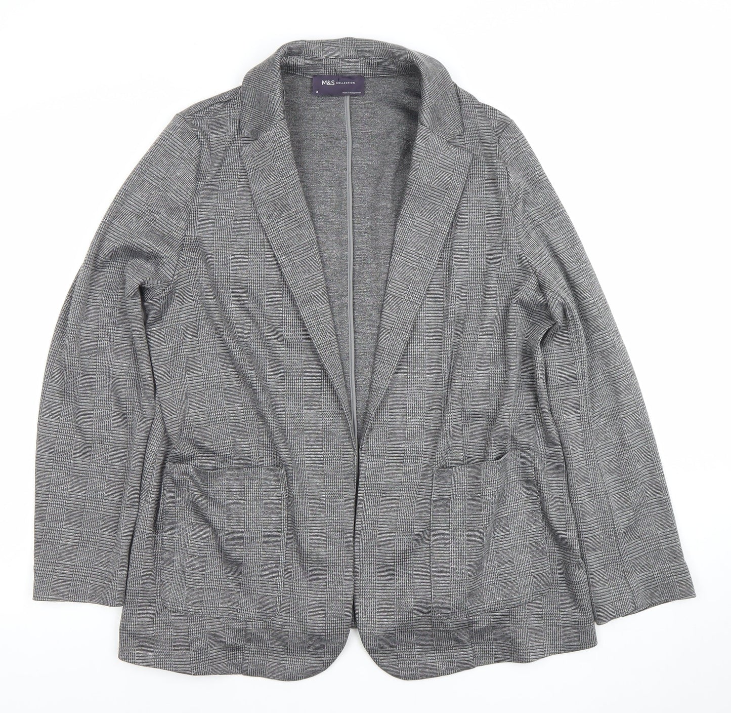 Womens UK Size 14 Marks and Spencer Regular Grey Blazer