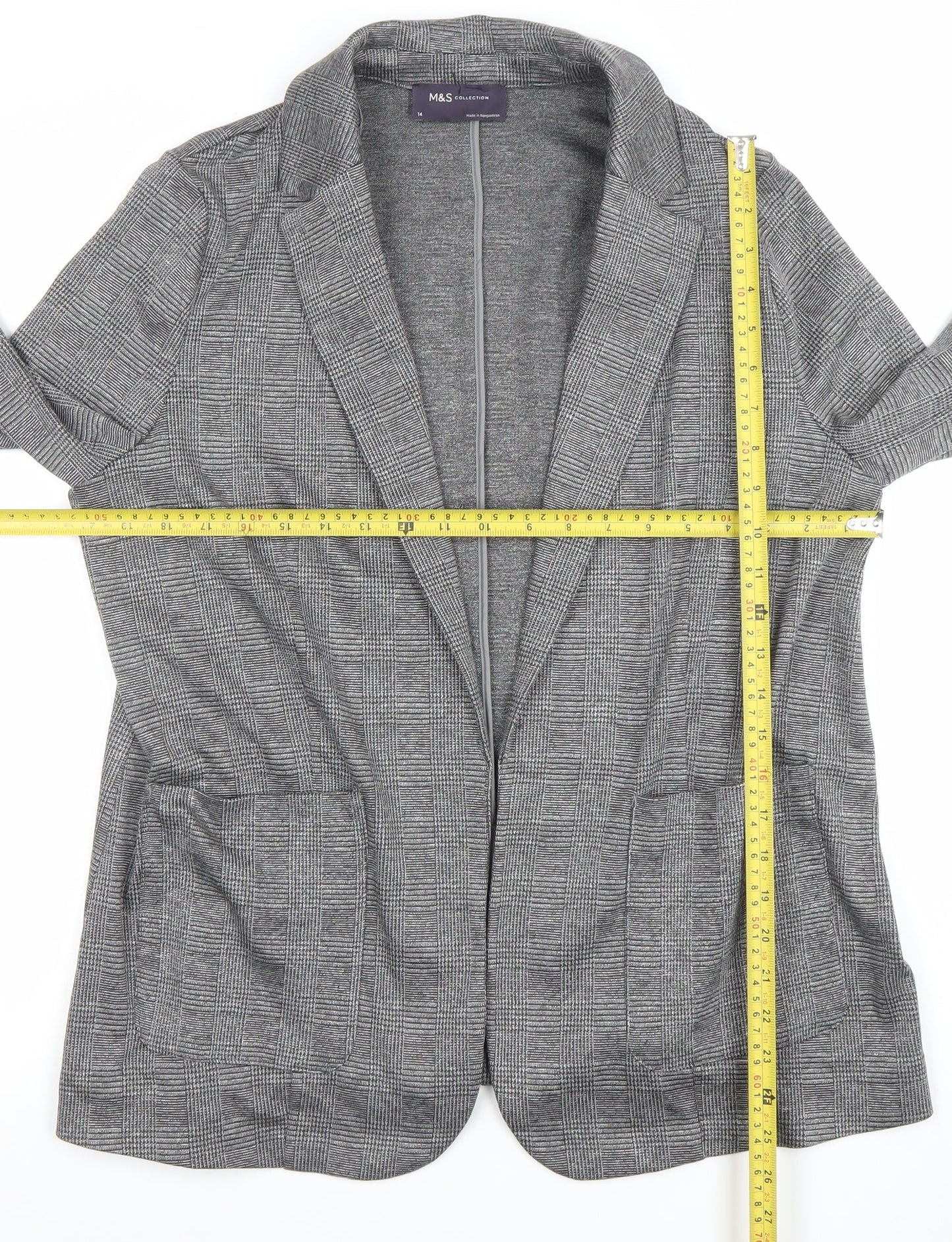 Womens UK Size 14 Marks and Spencer Regular Grey Blazer