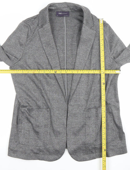 Womens UK Size 14 Marks and Spencer Regular Grey Blazer
