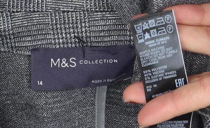 Womens UK Size 14 Marks and Spencer Regular Grey Blazer
