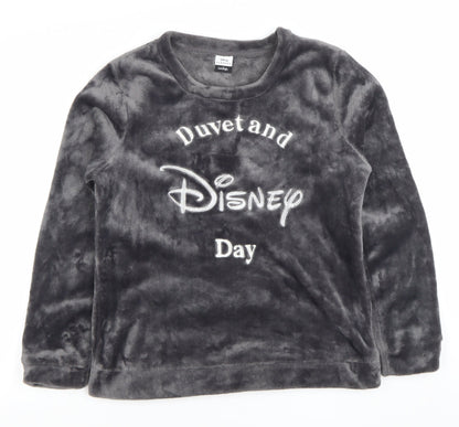 George Disney Classics Women's Grey Fleece Pyjama Top Size 8