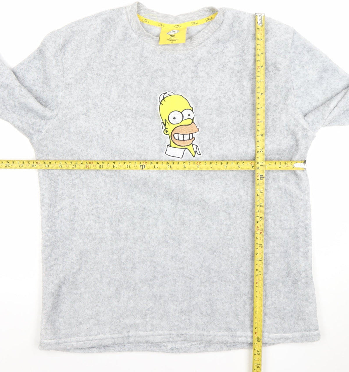 The Simpsons Men's Grey Long Sleeve Pyjama Top - Medium
