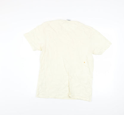 Mens UK Size M Diesel Ivory  T-Shirt