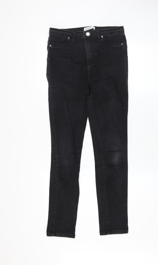 Womens UK Size 10 Gallery Slim Fit Skinny Black Jeans