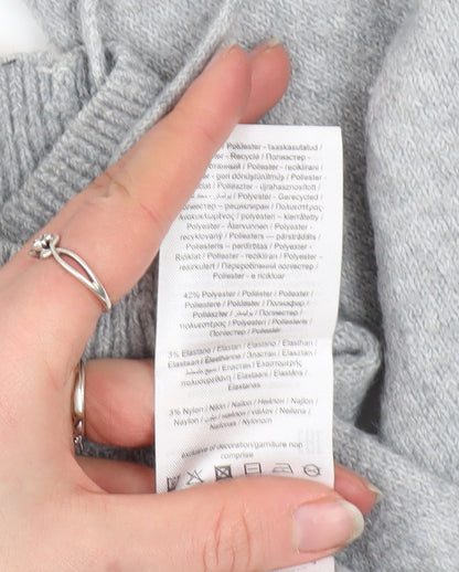 Womens UK Size S VERO MODA Grey Pullover Jumper