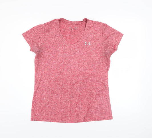 Mens UK Size M Under armour Red Gym & Training Running & Jogging Yoga CrossFit T
