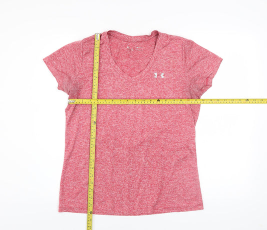 Mens UK Size M Under armour Red Gym & Training Running & Jogging Yoga CrossFit T