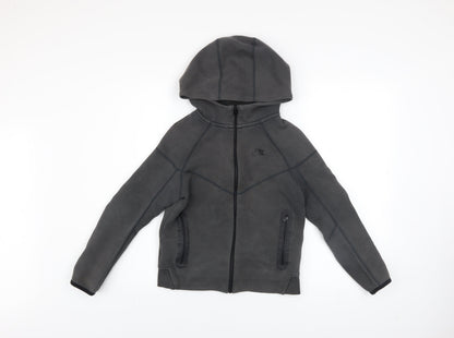 Boys UK Size M Nike Grey Full Zip Hoodie