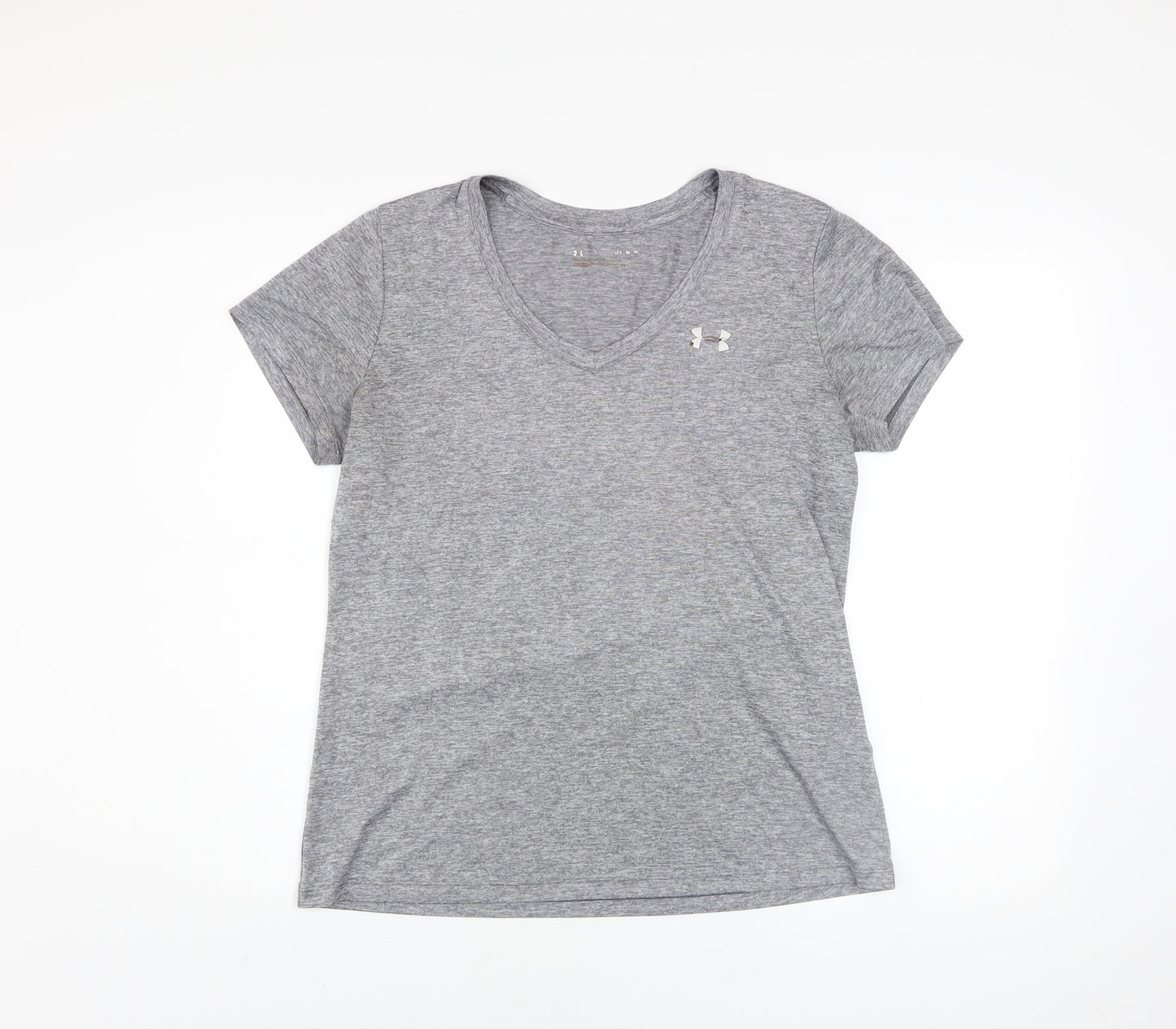 Mens UK Size M Under armour Grey Gym & Training Running & Jogging CrossFit T-Shi