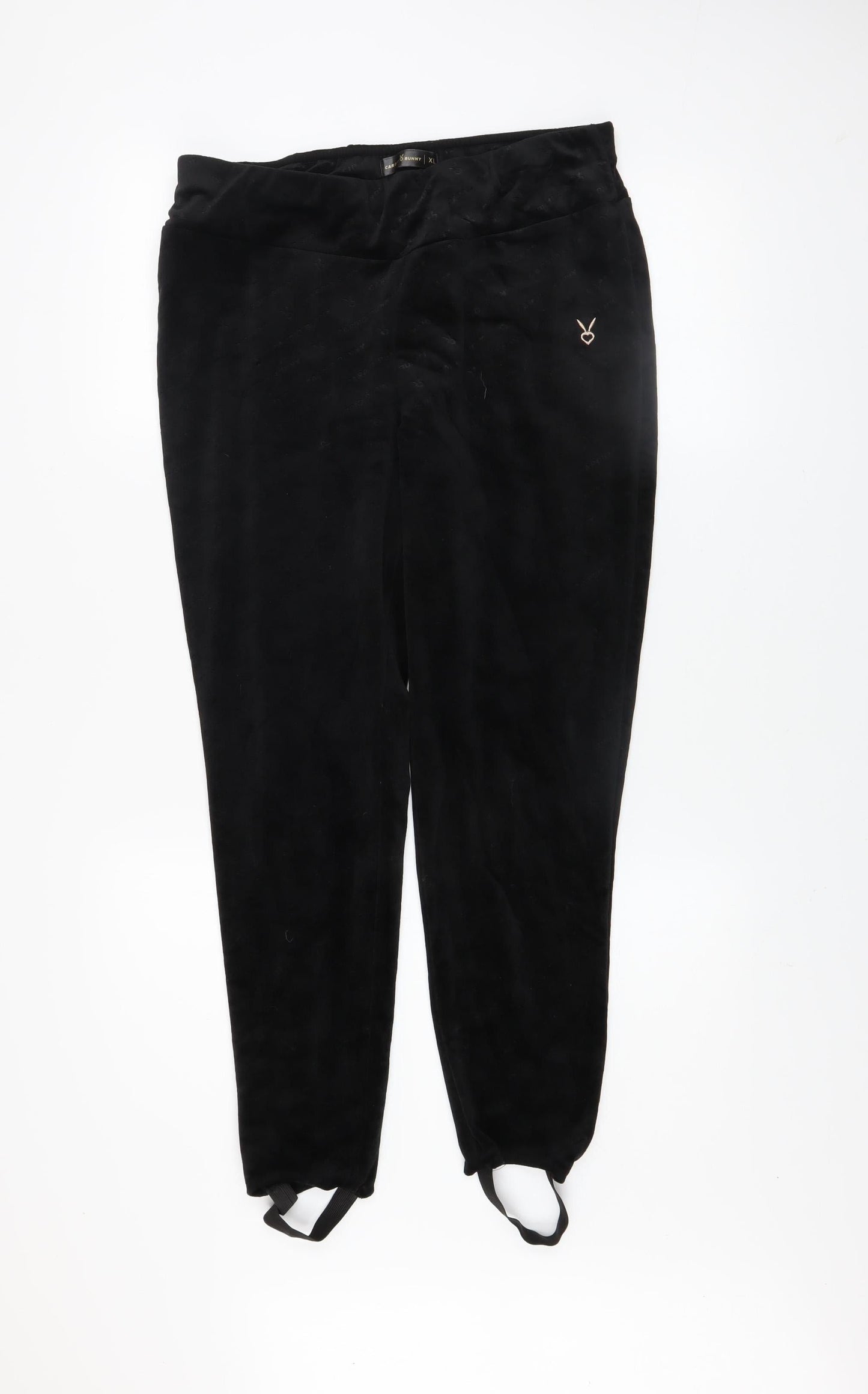 Womens UK Size XL Cardio Bunny Slim Fit Leggings Black Trousers