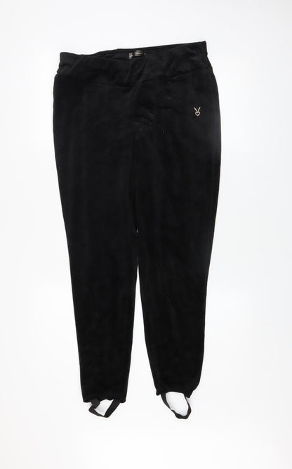 Womens UK Size XL Cardio Bunny Slim Fit Leggings Black Trousers