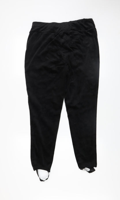 Womens UK Size XL Cardio Bunny Slim Fit Leggings Black Trousers
