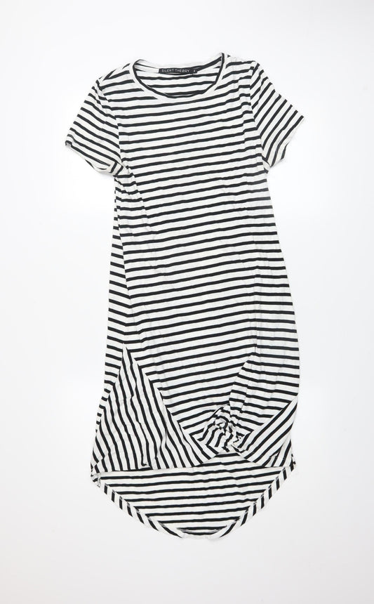 Womens UK Size 8 Silent Theory T-Shirt Dress
