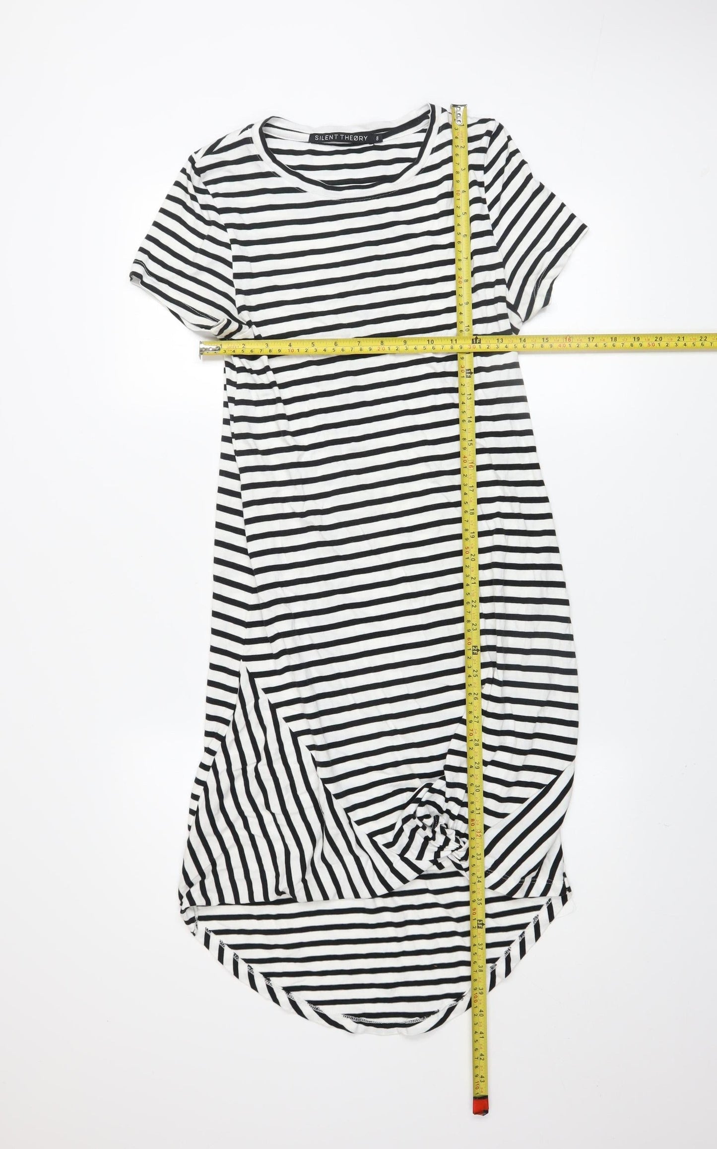 Womens UK Size 8 Silent Theory T-Shirt Dress