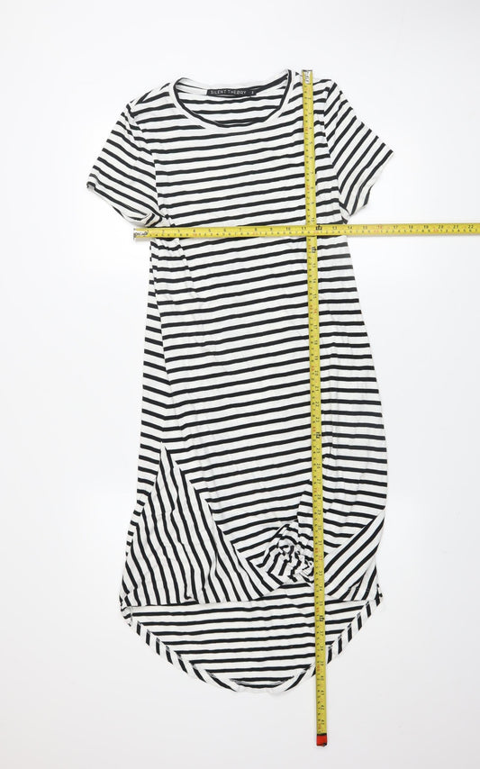 Womens UK Size 8 Silent Theory T-Shirt Dress