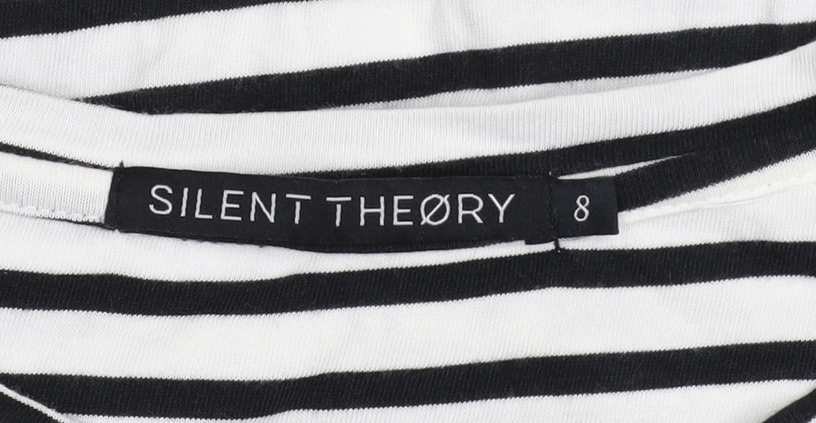 Womens UK Size 8 Silent Theory T-Shirt Dress