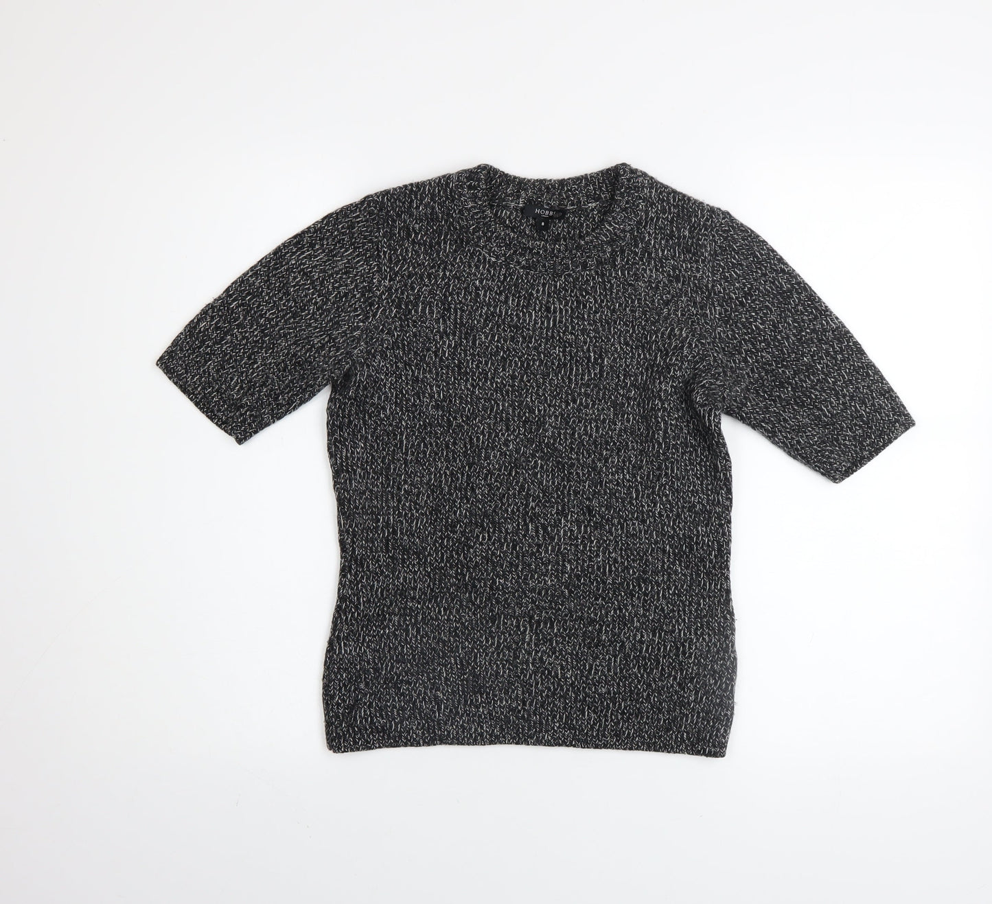 Womens UK Size 8 Hobbs Grey Basic T-Shirt