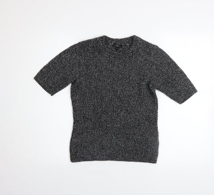 Womens UK Size 8 Hobbs Grey Basic T-Shirt