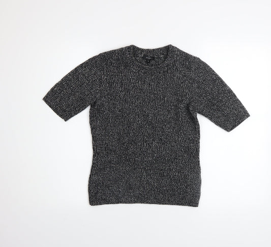 Womens UK Size 8 Hobbs Grey Basic T-Shirt