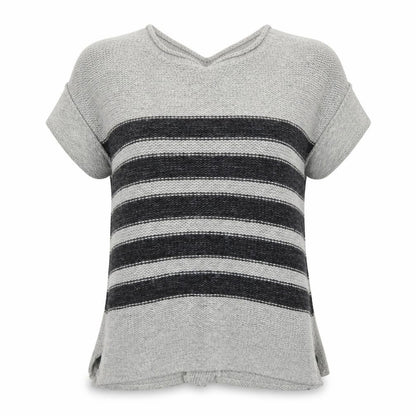 Womens UK Size 10 Mint Velvet Grey Cardigan Jumper