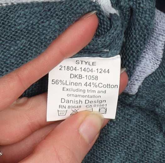 Mens UK Size L Blue Willi's Blue Cardigan Jumper