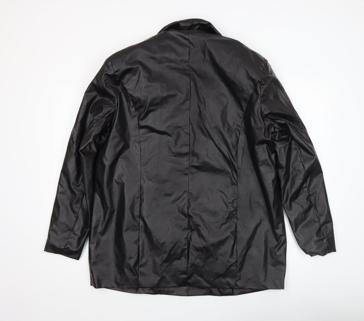 Womens UK Size S PRETTYLITTLETHING Black Basic Jacket