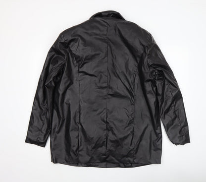 Womens UK Size S PRETTYLITTLETHING Black Basic Jacket