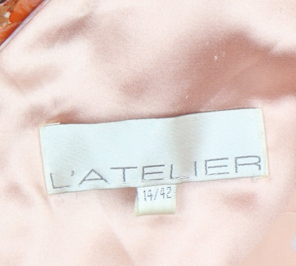 Womens UK Size 14 L'Atelier Bodycon Dress