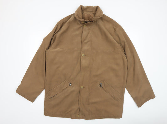 Mens UK Size 40 Bush Brown Overcoat