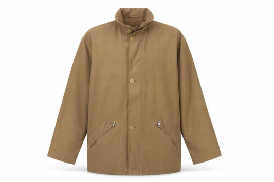 Mens UK Size 40 Bush Brown Overcoat